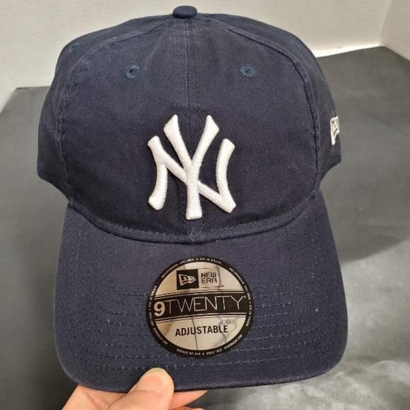 New Era Men's 9Twenty Adjustable Cap, Navy - Picture 1 of 3